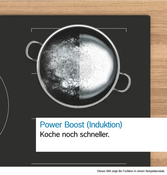 BOSCH PVS611B16E Serie 4 Kochfeld mit Dunstabzug (Induktion) 60 cm Rahmenlos aufliegend